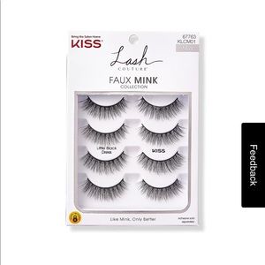 NWT Kiss Faux Mink Lashes - Little Black Dress
